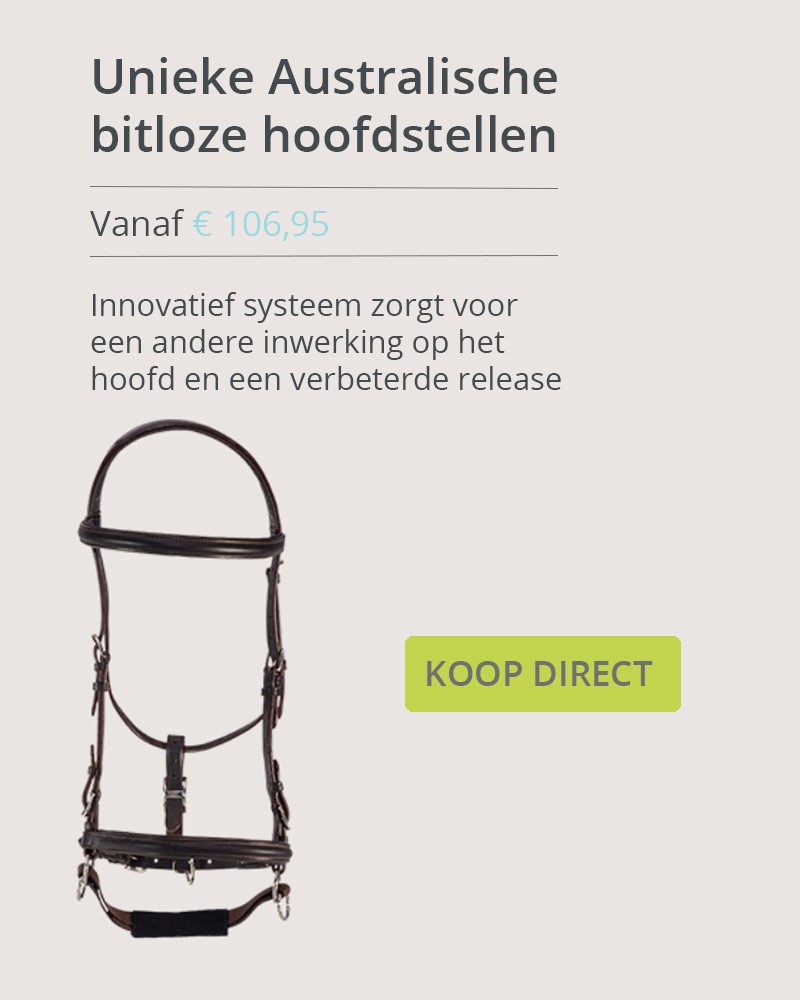 Banner van een australische hoofdstel voor maar €106,95!