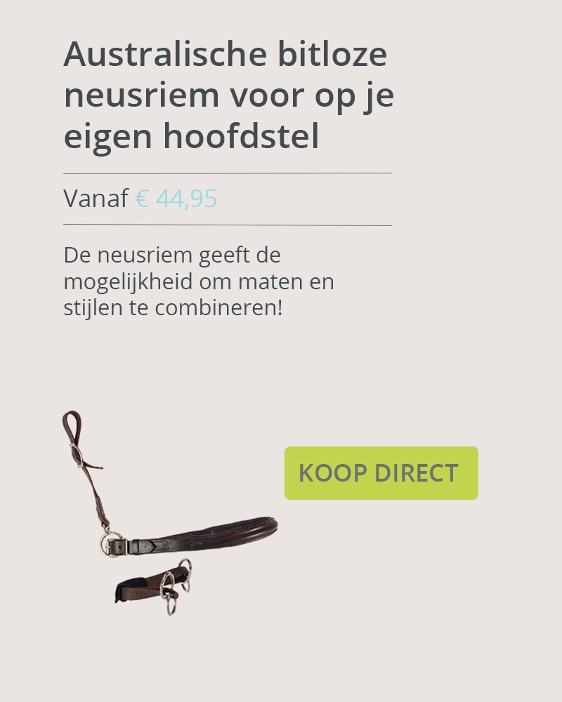 Banner van een australische neusriem voor maar €44,95!